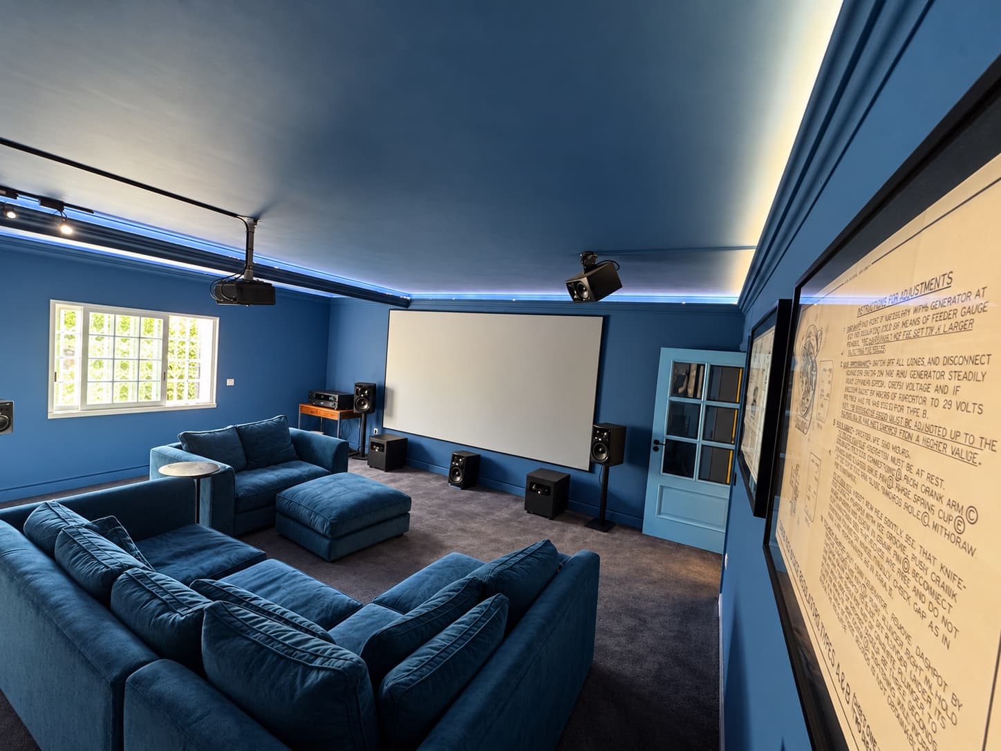 The Cinema — facing the projection screen