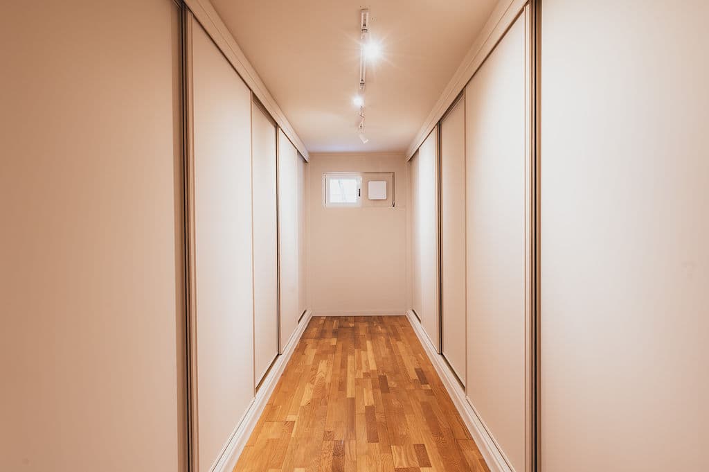 The Space — changing room corridor